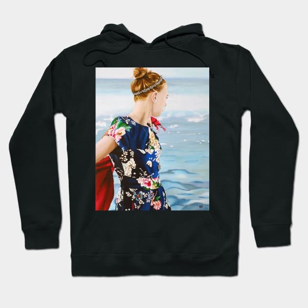 Oceans at her Feet Hoodie by starblueshell